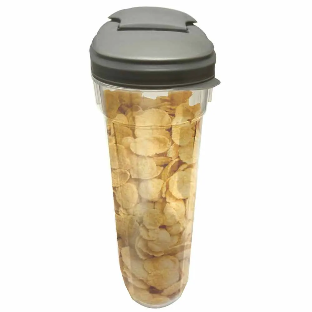 1 Cereal Container Dry Food Storage BPA-Free Plastic Pantry Rice Pasta Nut 101oz