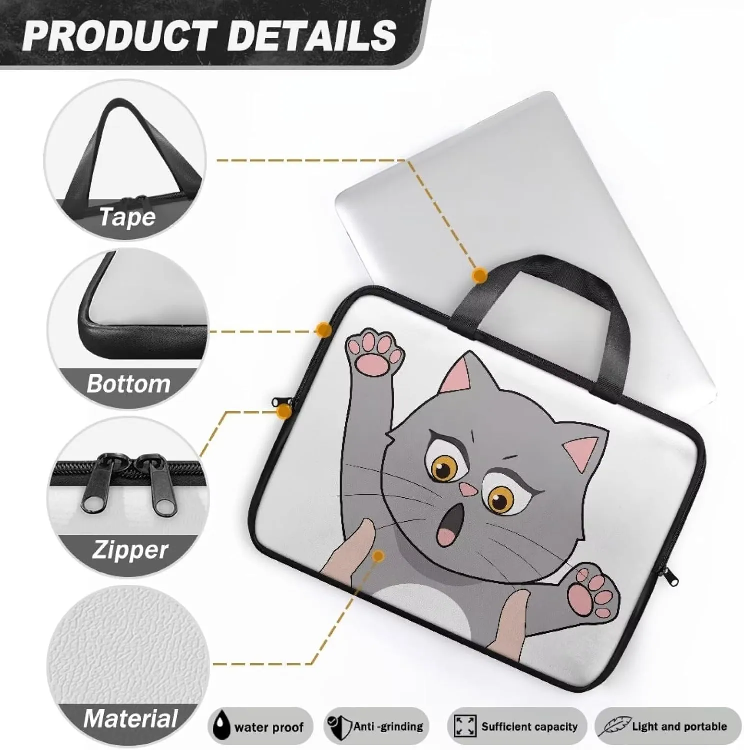 17" Laptop Tote Bag for Women Men Computer Bag,Stylish Laptop Bag,Laptop Case 15In/15.6In,