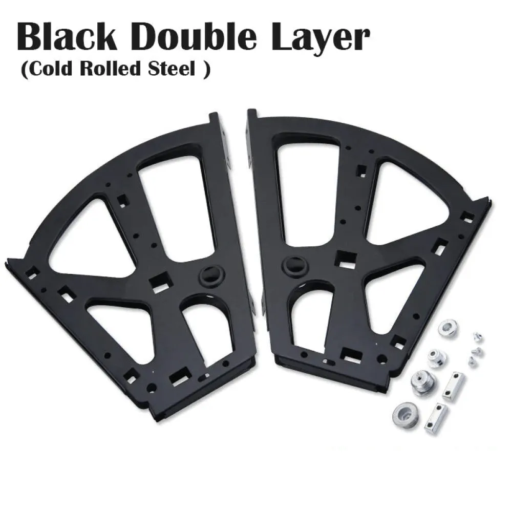 2 Piece Foldable Furniture Hinges for Shoes Drawer Cabinet Stainless Steel