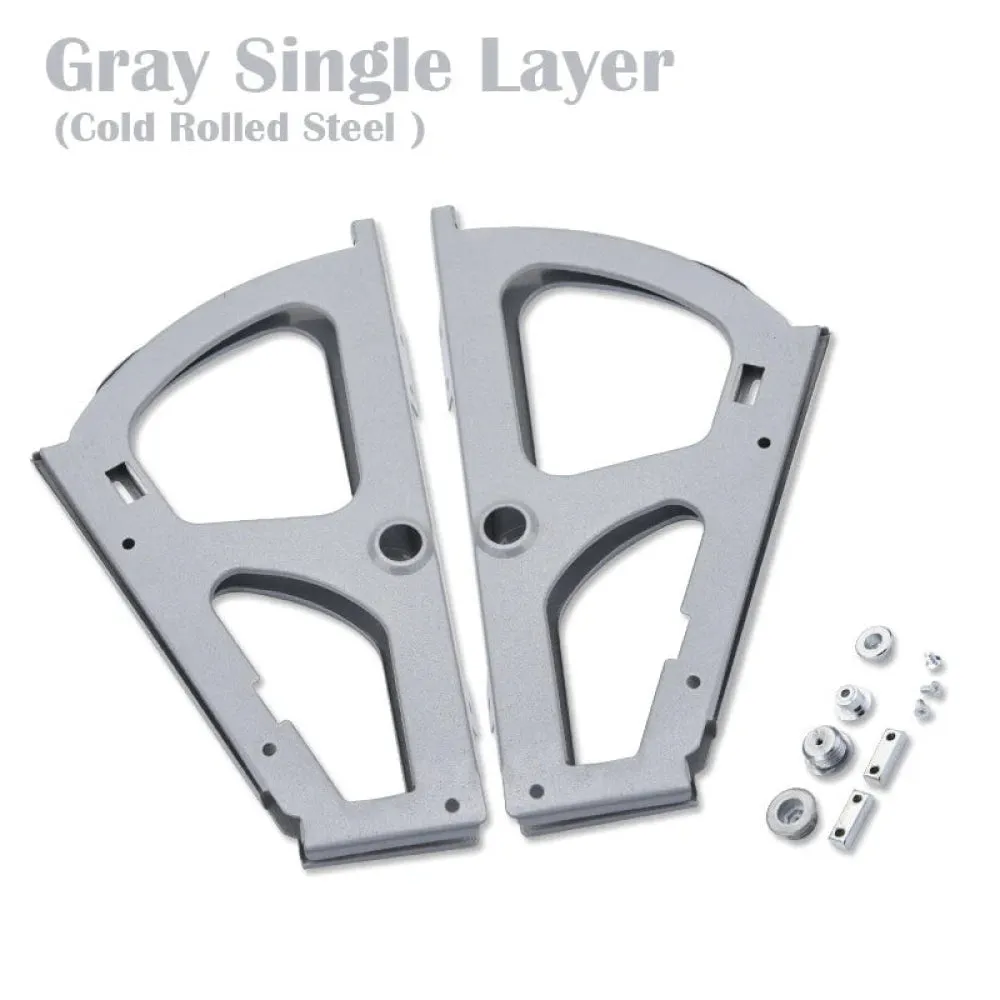 2 Piece Foldable Furniture Hinges for Shoes Drawer Cabinet Stainless Steel