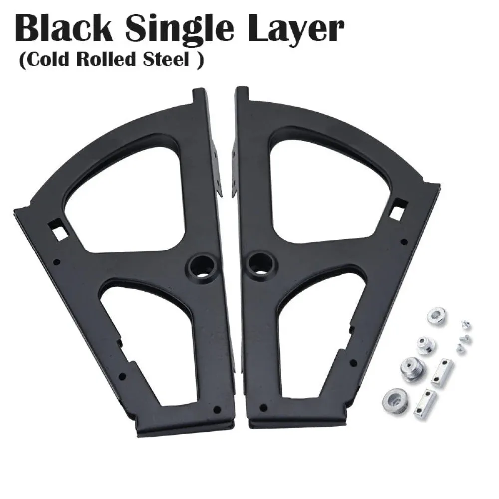 2 Piece Foldable Furniture Hinges for Shoes Drawer Cabinet Stainless Steel
