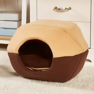 3 Colors Washable Dual-use High-quality Short Flush Cozy Pet House for Dogs