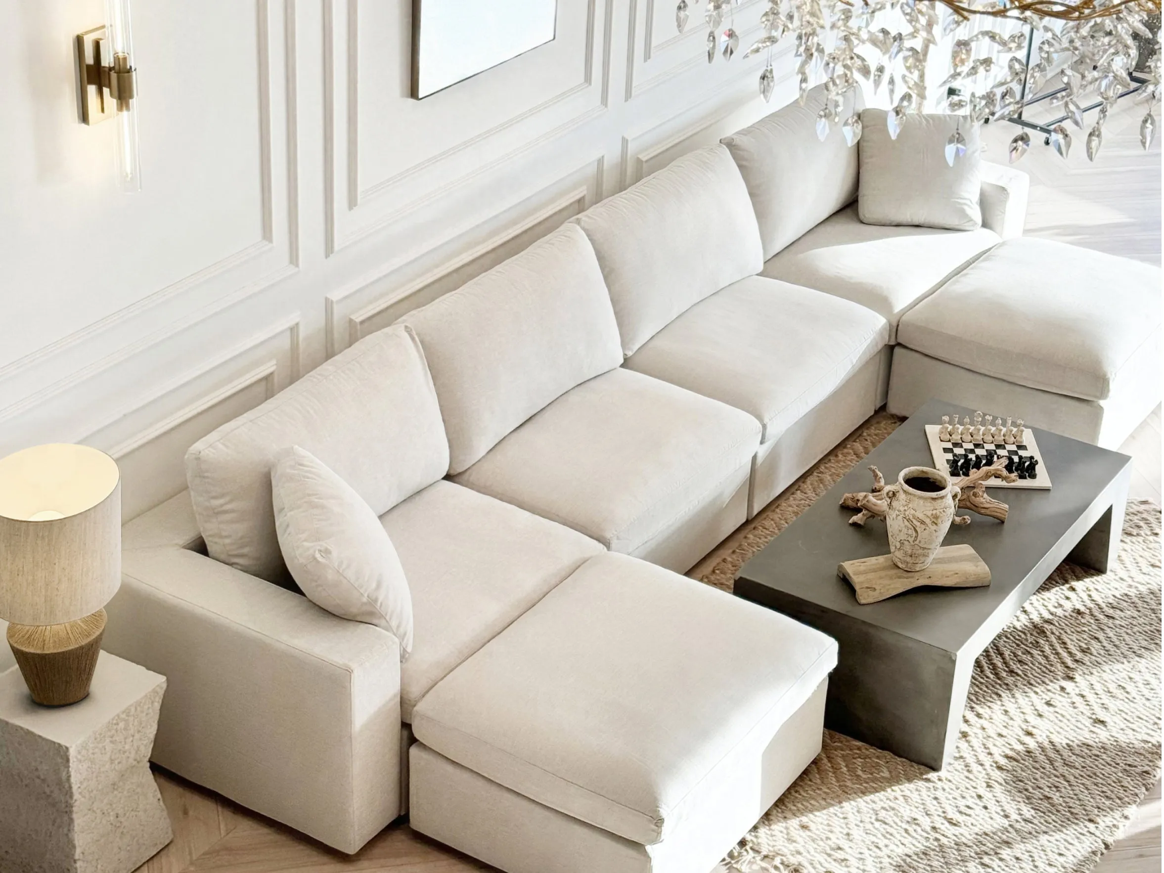 4-Seat Modular Chaise Sectional by Couch.com