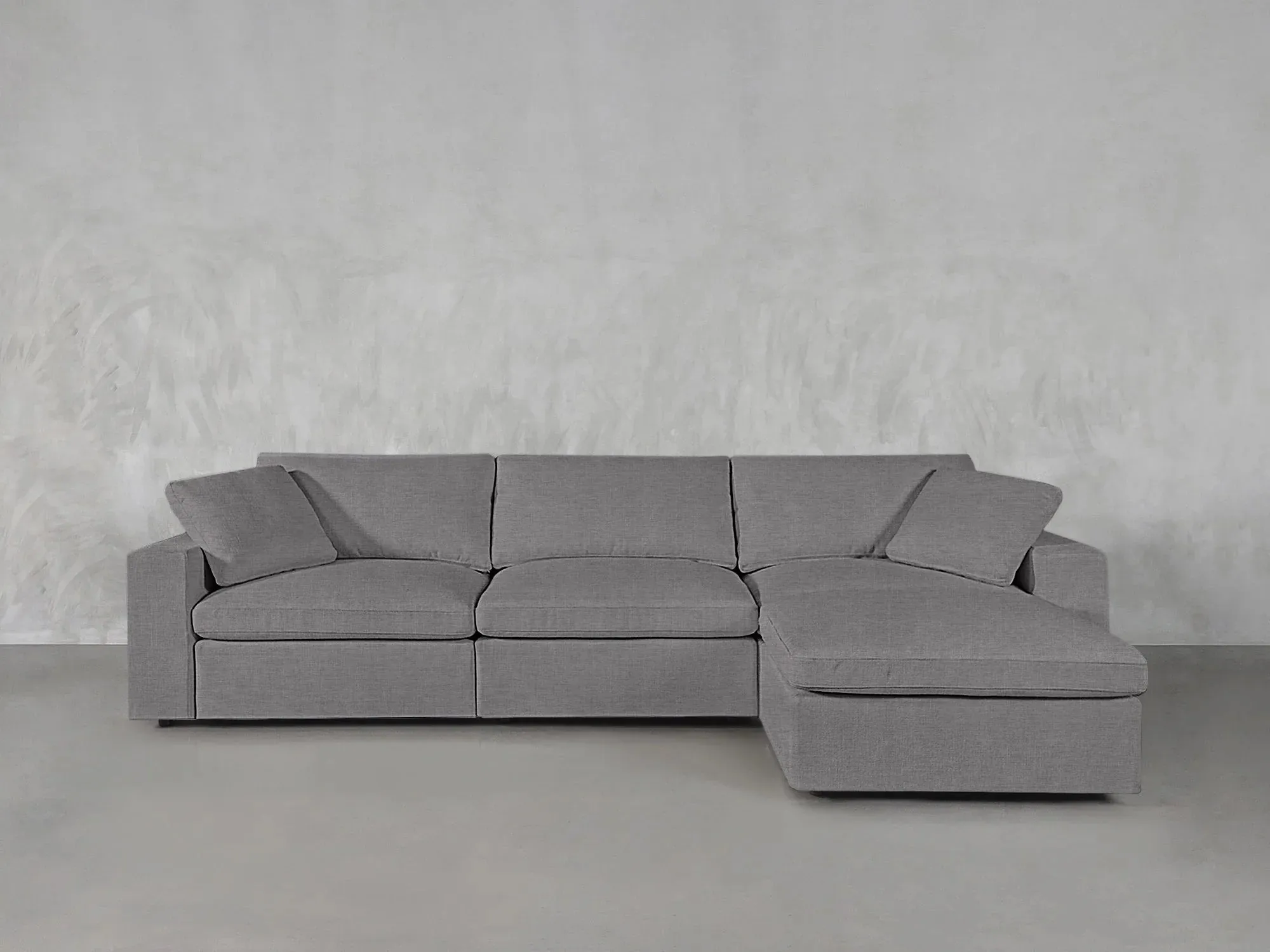 4-Seat Modular Chaise Sectional by Couch.com