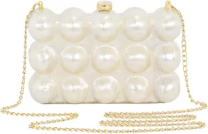 Acrylic Purses For Women,Small Crossbody Bag Elegant Wedding Bride Purse Designer Dupes Dress Evening Luxury Handbags
