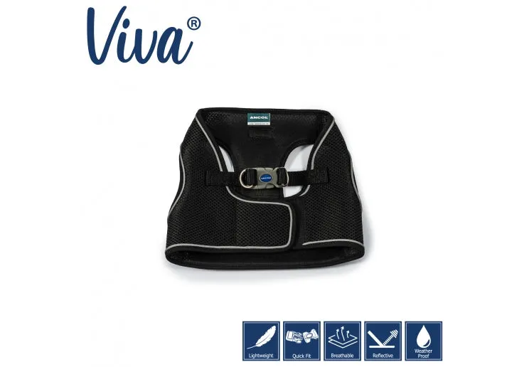 Ancol - Viva Step-in Harness - Black - X Small