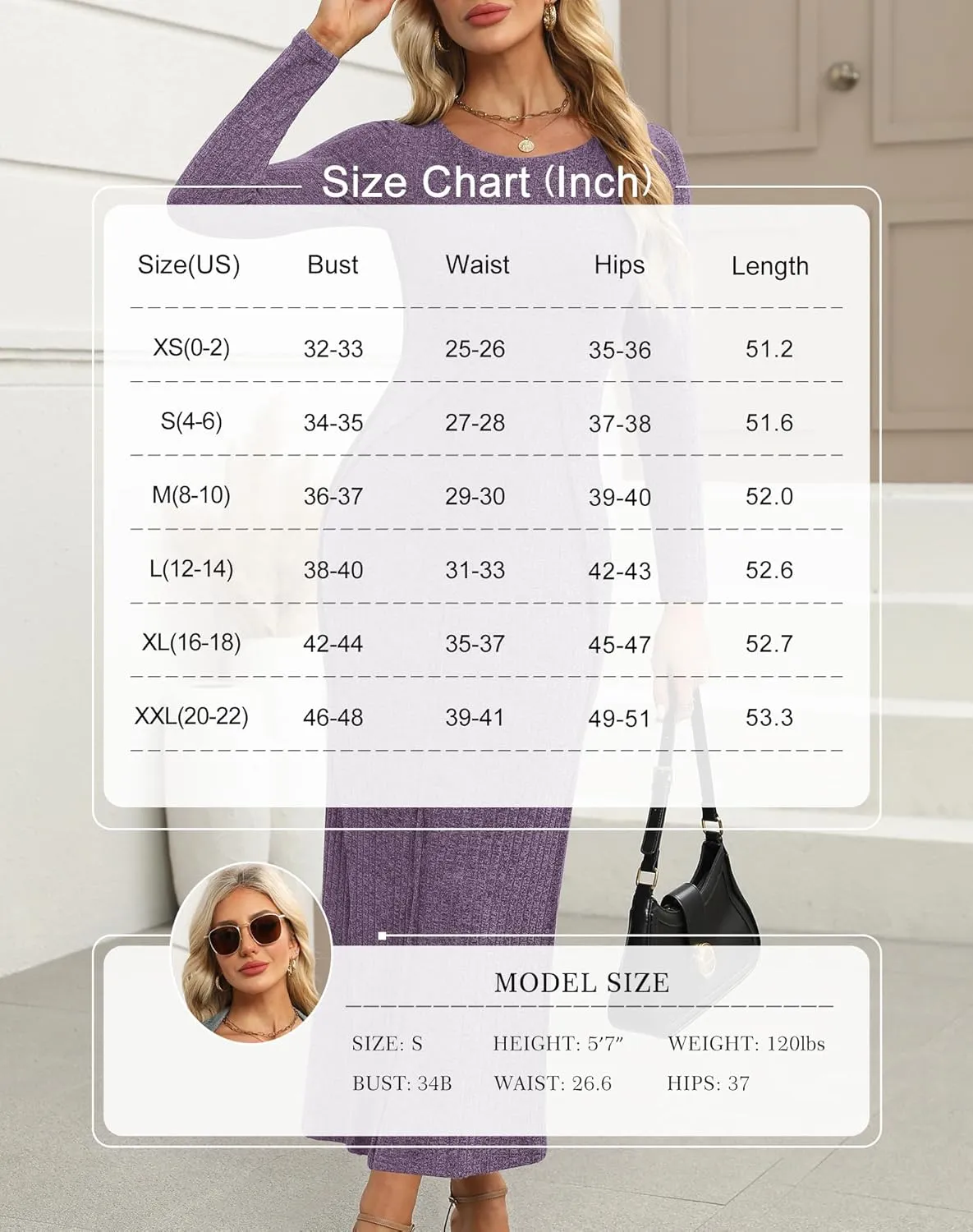 Annebouti Womens 2025 Spring Long Sleeve Ribbed Knit Sweater Maxi Dress Elegant Crew Neck Wedding Guest Long Dresses