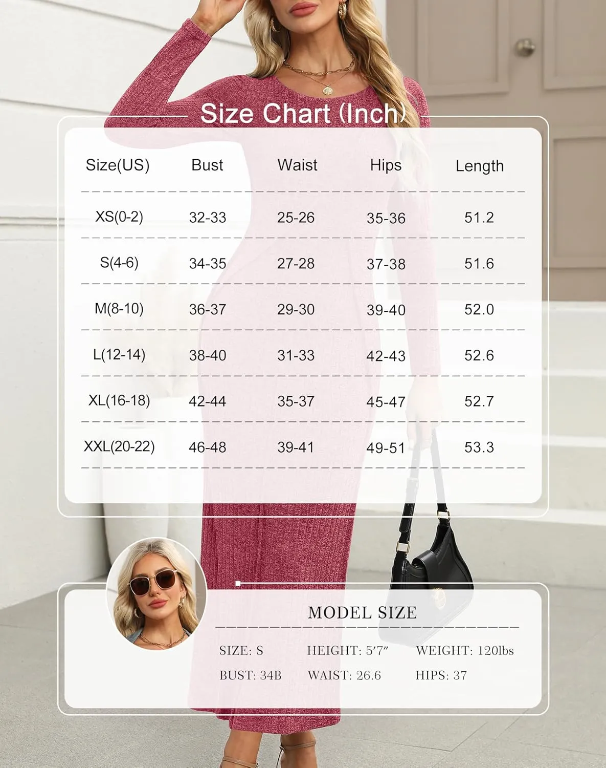 Annebouti Womens 2025 Spring Long Sleeve Ribbed Knit Sweater Maxi Dress Elegant Crew Neck Wedding Guest Long Dresses
