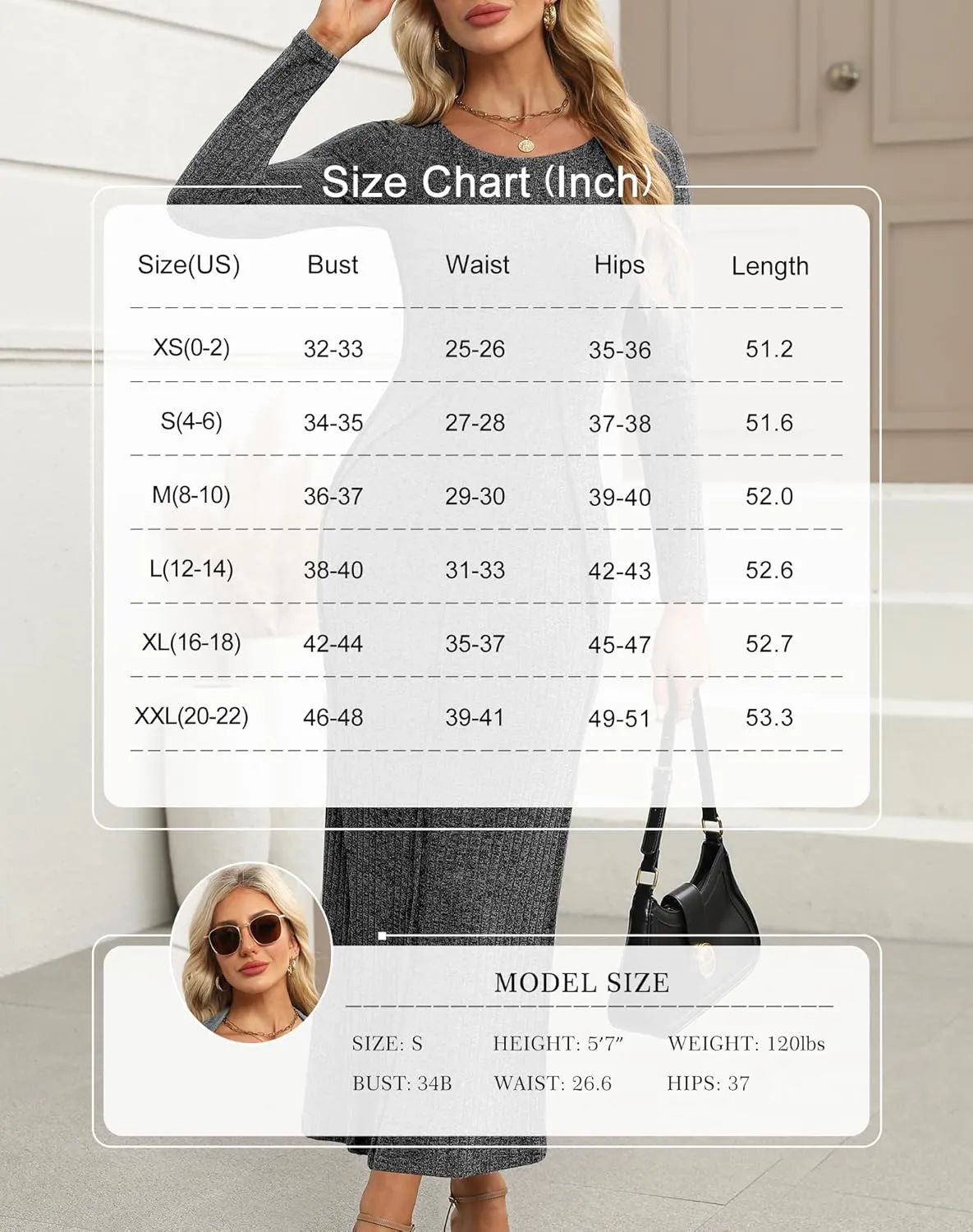 Annebouti Womens 2025 Spring Long Sleeve Ribbed Knit Sweater Maxi Dress Elegant Crew Neck Wedding Guest Long Dresses