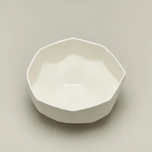 Battuto Dessert Bowl - Snowflake