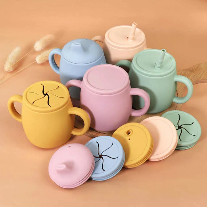 Bpa Free Silicone Baby Feeding Plates Set-مجموعة أطباق تغذية