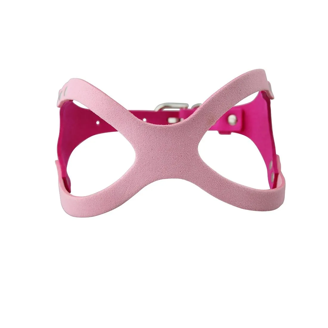 Breathable Microfiber Dog Chest Strap Size L Magenta