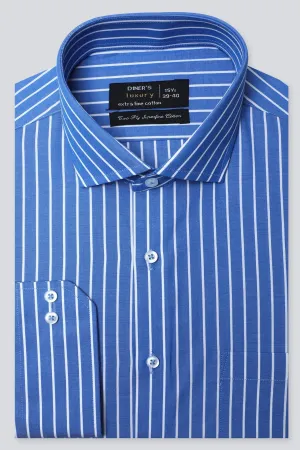 Dark Blue Stripe Formal Shirt