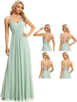 Ever-Pretty Women's Sexy Chiffon Multi-Way Backless A-Line Convertible Bridesmaid Dress 01692