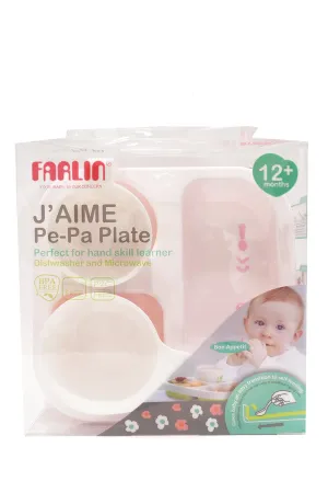 Farlin Pe-Pa Plate - Self-Feeding Plate