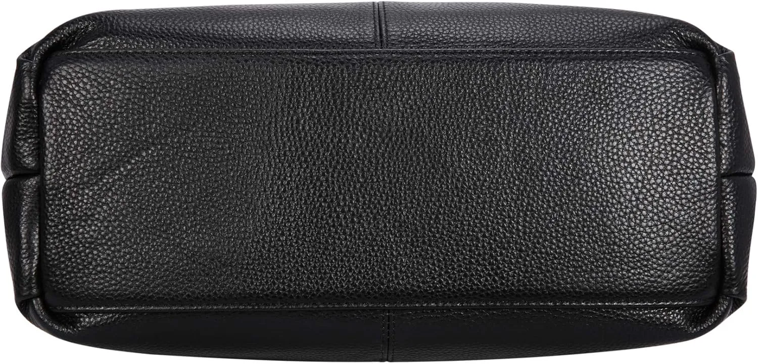 Genuine Leather Medium Satchel Handbags for Women | Stylish Crossbody Shoulder Tote Bag | Trendy Sorrel Hobo Purse