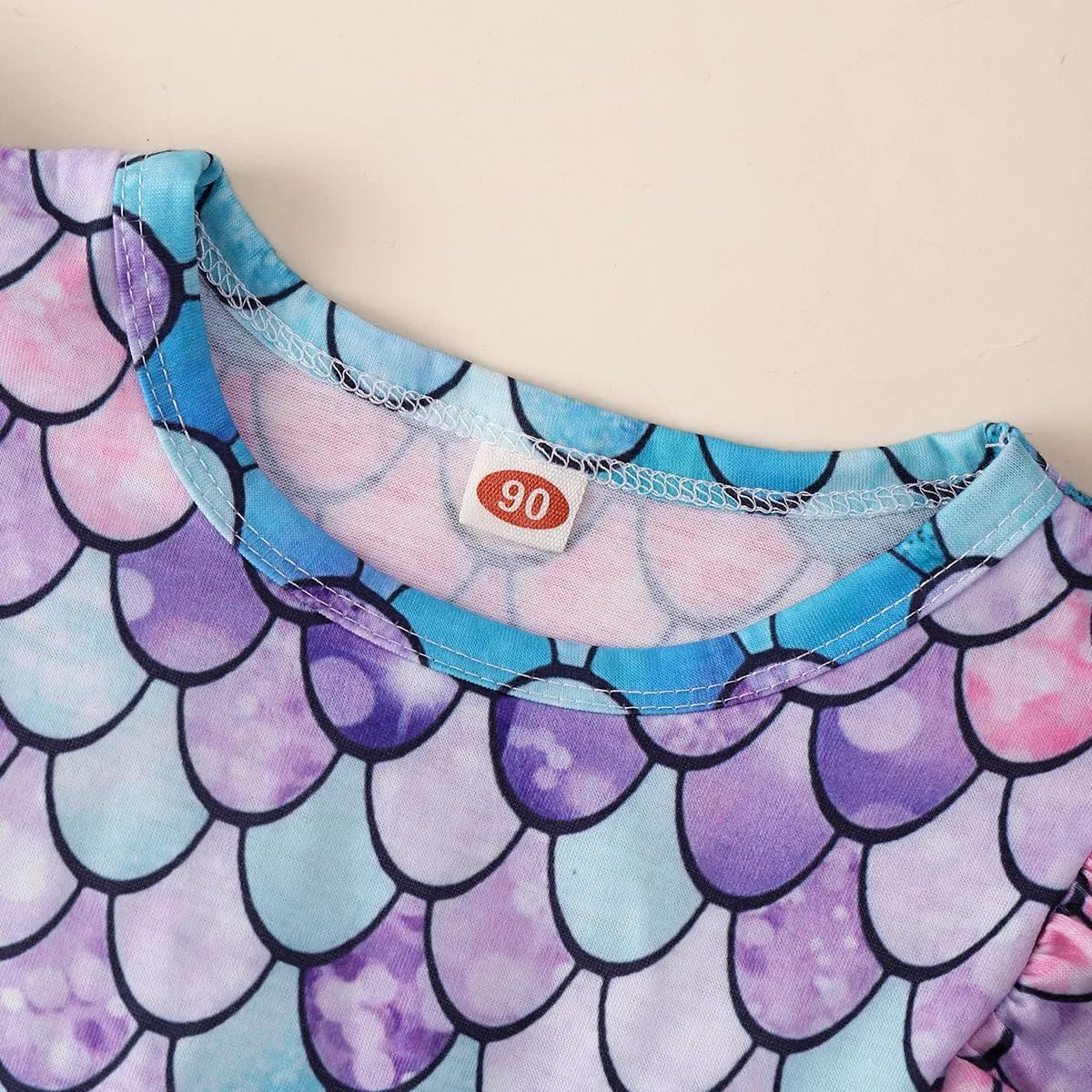Girls Dress Kid Floral Ruffle Sleeve Unicorn Sundress Summer Toddler Girl Clothes Size 2-7 Years