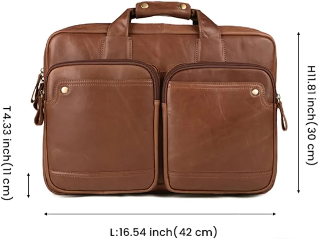 HBJWOV Business Briefcase Men's Business Handbag Office Bag Laptop Messenger Bag Men