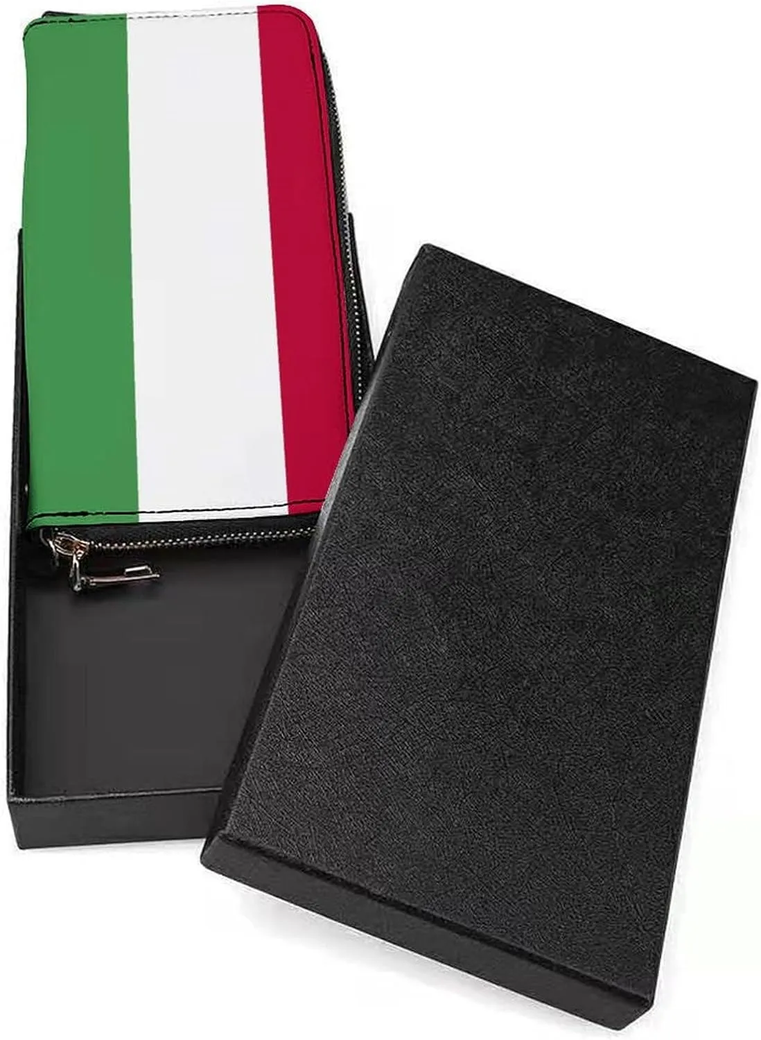 Hungary Flag Long Purse with Removable Wristlet Stylish PU Leather Zipper Wallet for Women Men