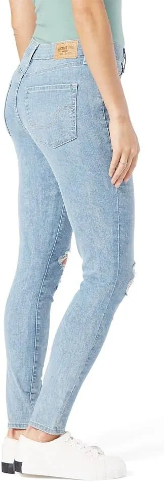 Levi Strauss Signature Gold Women's Totally Shaping High Rise Skinny Jeans (Standard and Plus)
