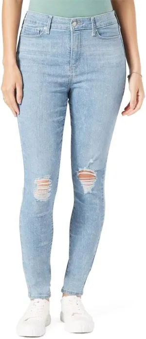 Levi Strauss Signature Gold Women's Totally Shaping High Rise Skinny Jeans (Standard and Plus)