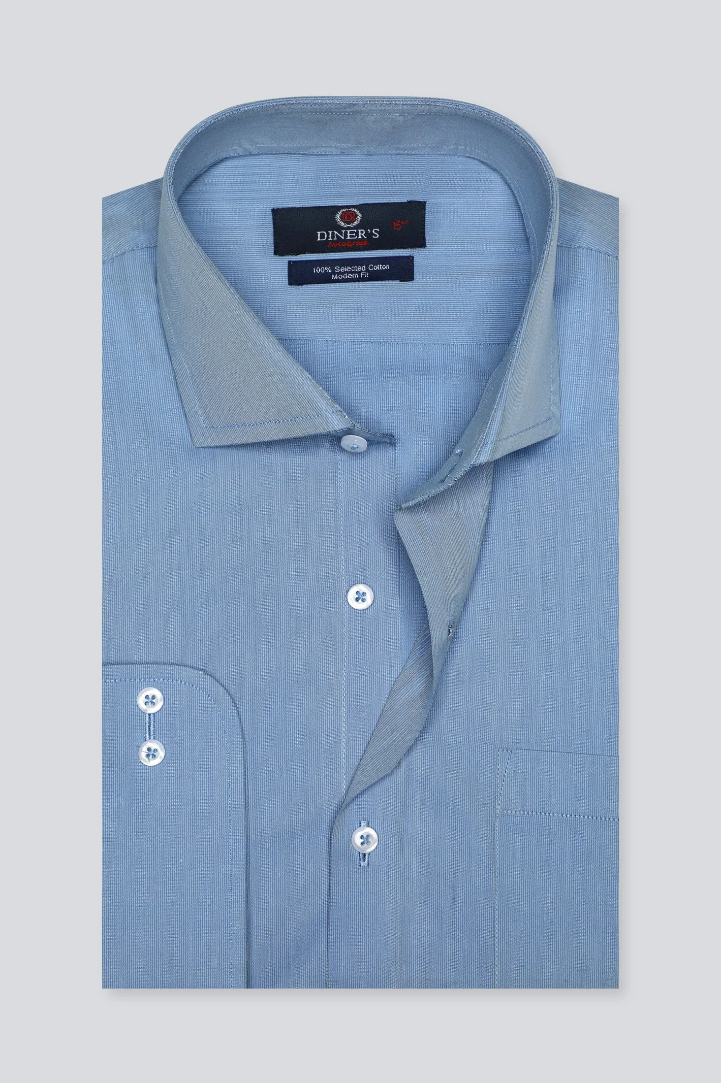 Light Blue Formal Autograph Shirt