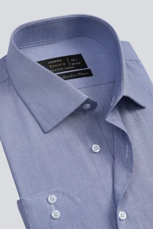 Light Blue Self Formal Shirt