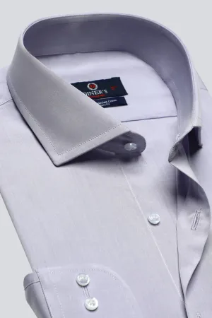 Light Purple Plain Formal Autograph Shirt