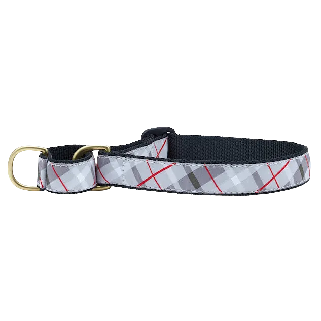 Martingale Collar | Gray Plaid