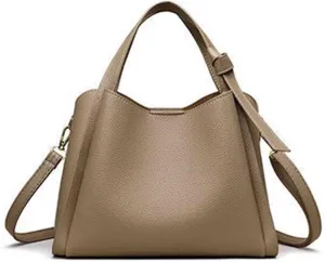 Mini women's vegan leather shoulder bag with stylish adjustable shoulder straps, soft leather women's handbag