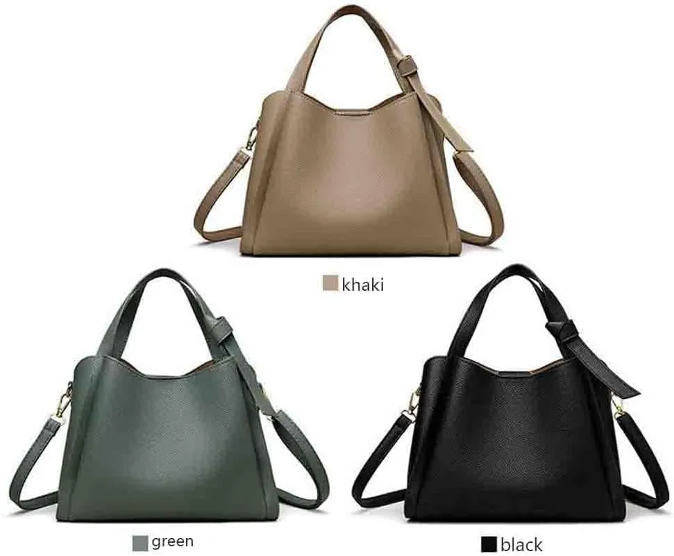 Mini women's vegan leather shoulder bag with stylish adjustable shoulder straps, soft leather women's handbag