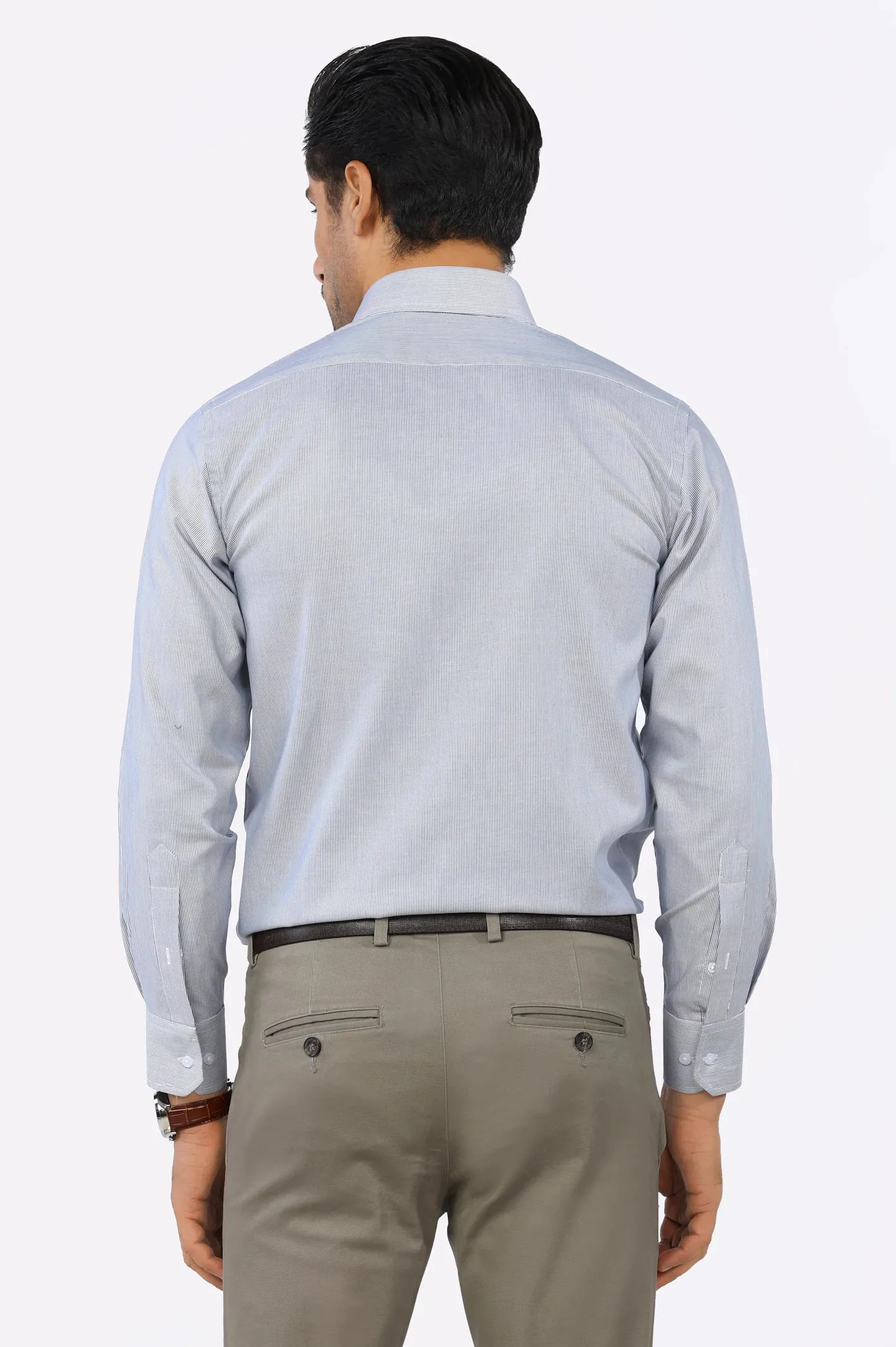Multi Hairline Stripe Formal Shirt