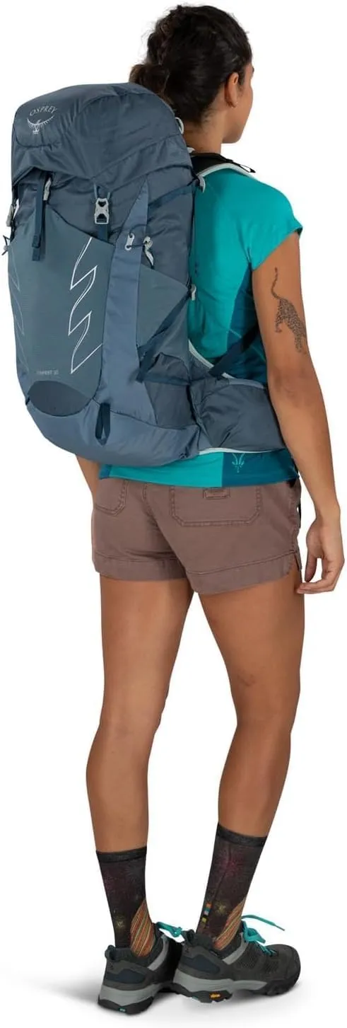 Osprey Tempest 30L Women's Hiking Backpack with Hipbelt, Jasper Green, WM/L