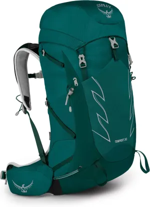 Osprey Tempest 30L Women's Hiking Backpack with Hipbelt, Jasper Green, WM/L