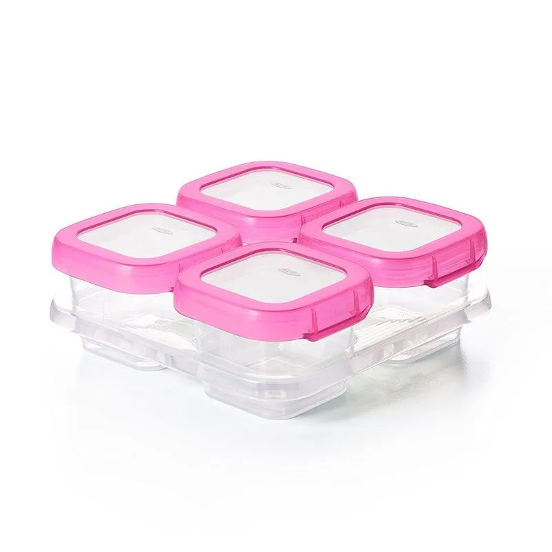 Oxo Tot Baby Blocks Freezer Storage Containers 4oz x 4