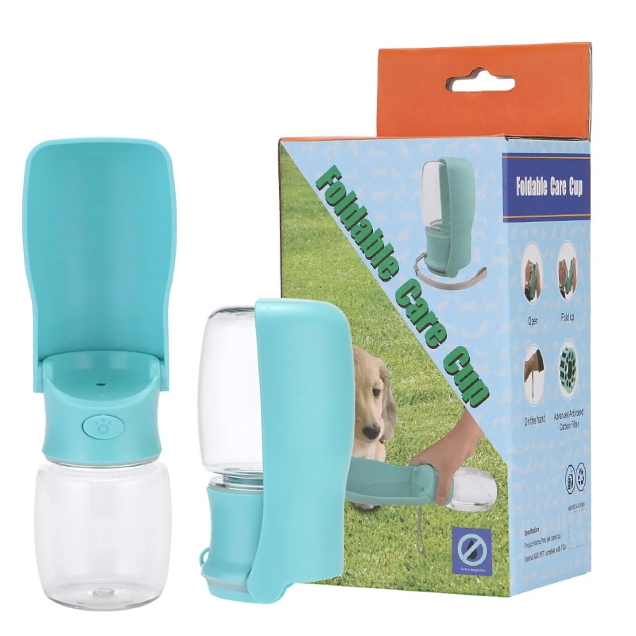 Portable Foldable Dog Water Bottle – Perfect Travel Hydration Solution for Your Pet