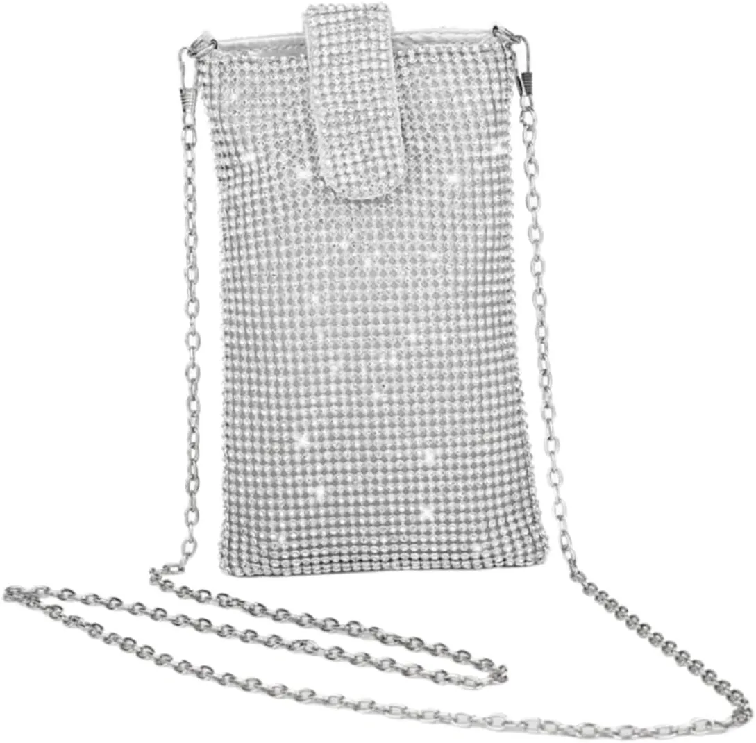 Rhinestone Crossbody Bag Wallet Shoulder Bag Shoulder Phone Bag Phone Wallet Bag Wallet Crossbody Bag