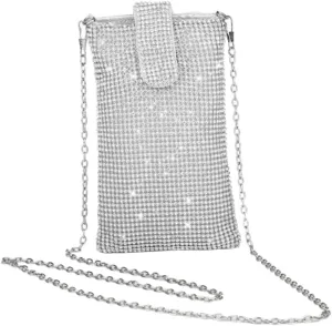 Rhinestone Crossbody Bag Wallet Shoulder Bag Shoulder Phone Bag Phone Wallet Bag Wallet Crossbody Bag