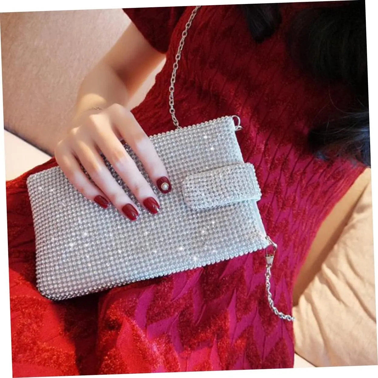 Rhinestone Crossbody Bag Wallet Shoulder Bag Shoulder Phone Bag Phone Wallet Bag Wallet Crossbody Bag