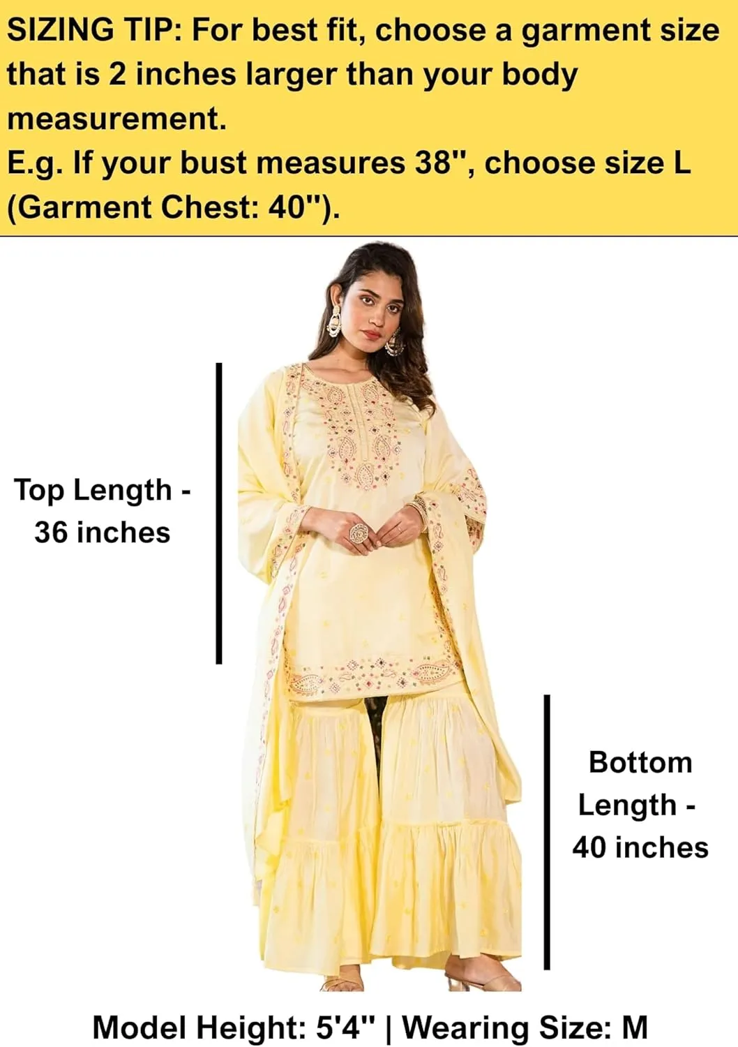 Sharara suit set-3 Pc kurti/kurta, pant, dupatta|indian dresses for women|salwar kameez ready to wear for parties