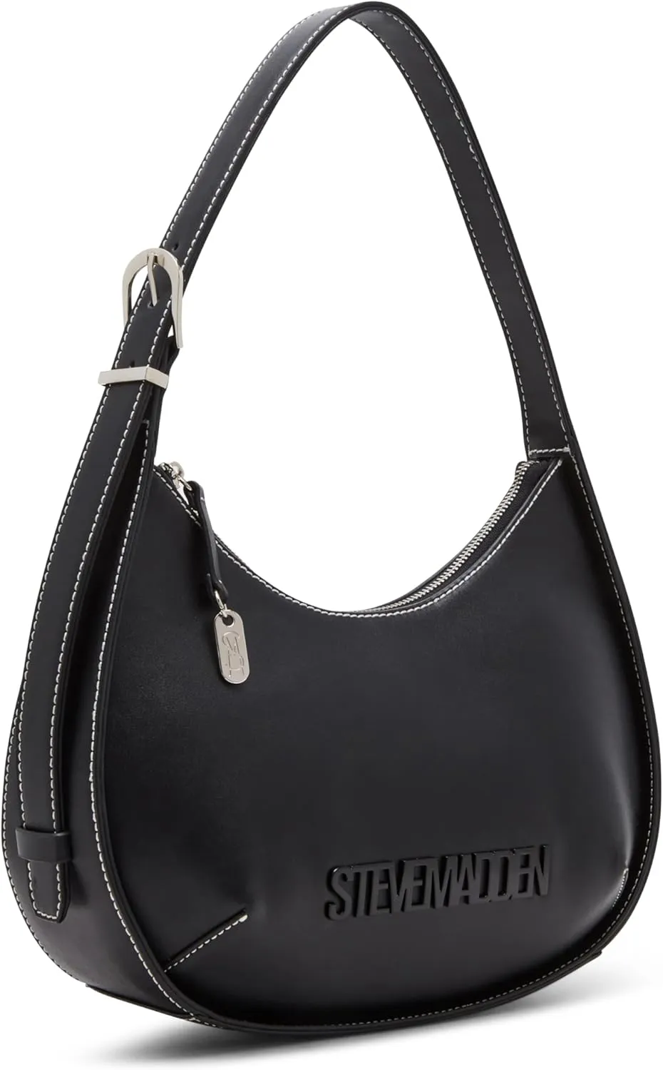 Steve Madden Quincyy Hobo with Logo Plate