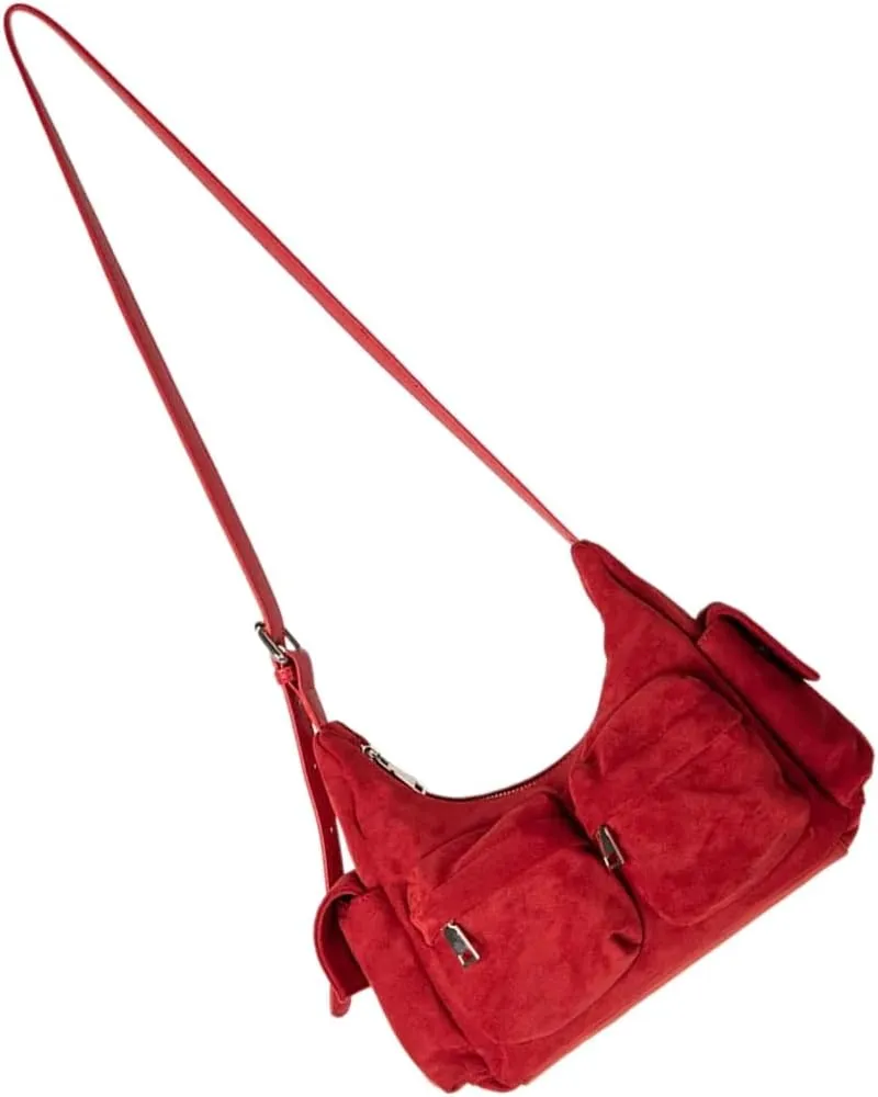 Stylish Shoulder Bag for Women Soft Leather Crossbody with Multiple Compartments Casual Satchel For Travel Outdoor