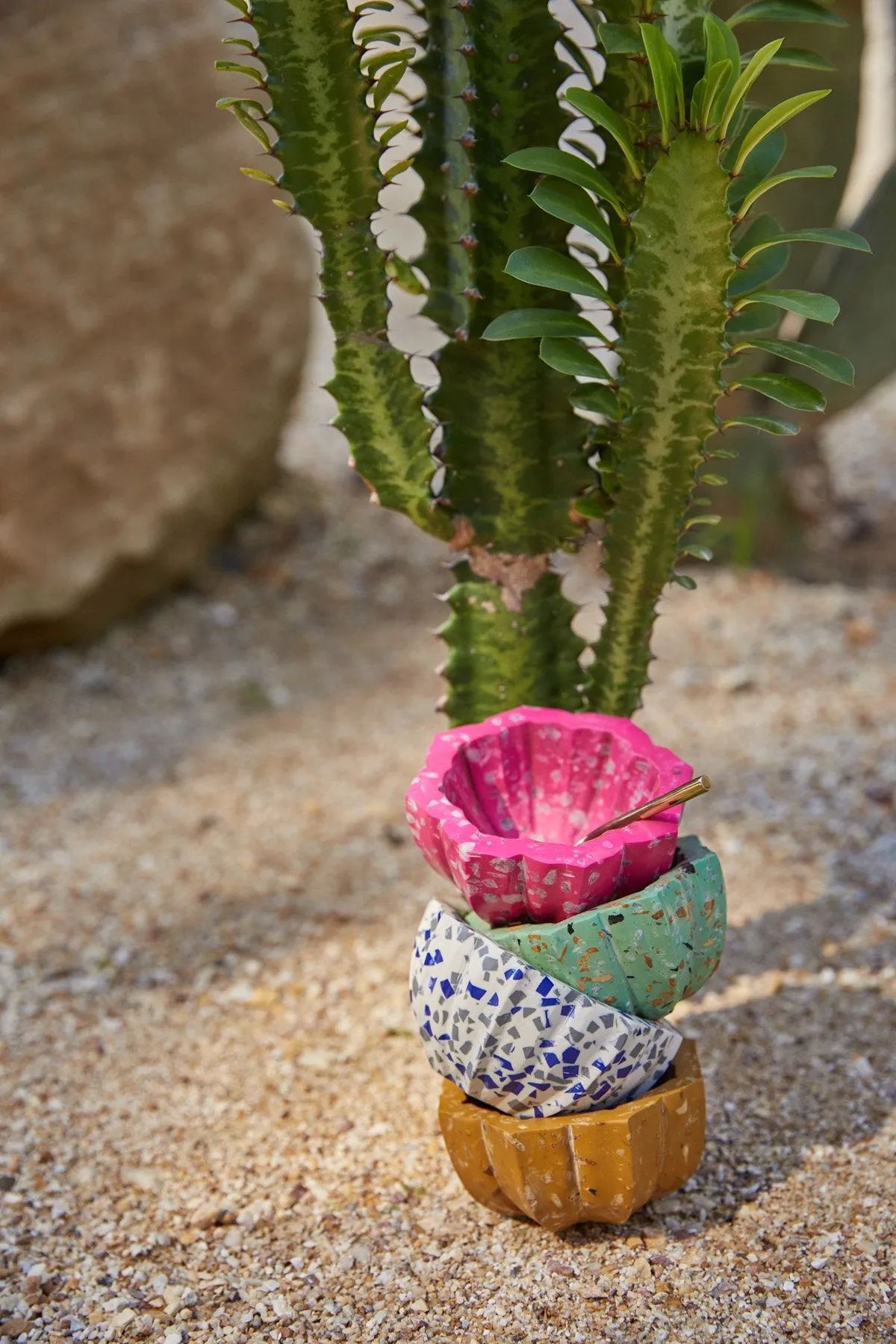 Tribal Bowl Set - Flamingo
