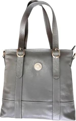 Vintage Leather Hobo Shoulder Bag, Large Tote Purse for Women, Gray ST-127