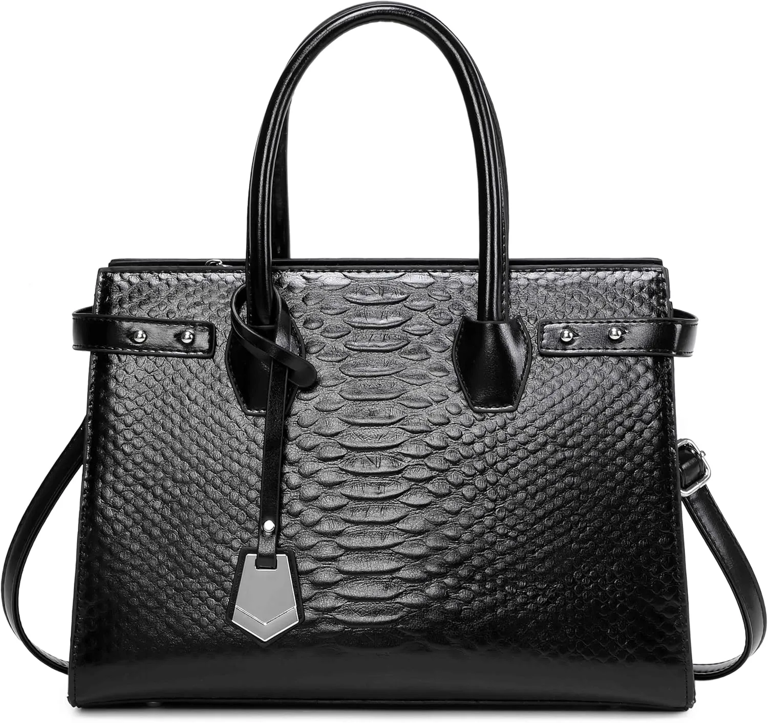 Womens Crossbody Purses & Handbags, Designer Top Handle Satchel Bag for Work, Stylish Satchel Purse for Women