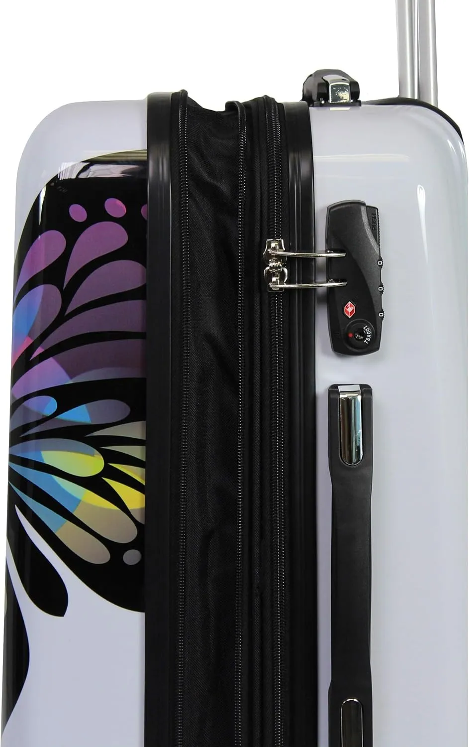 World Traveler Butterfly Luggage, 4-Piece Set
