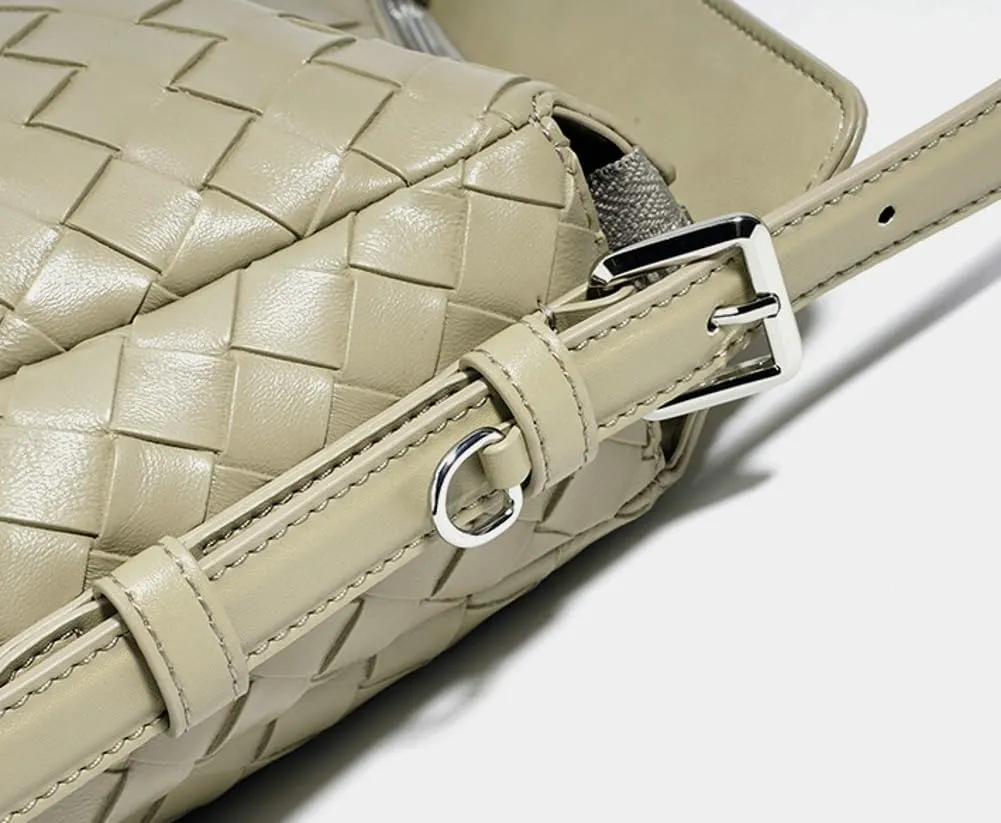 Woven Leather Clutch Purse for Women Slouchy Hobo Shoulder Bag Vintage Top-handle Tote Purse Ladies Crossbody Handbag 2025